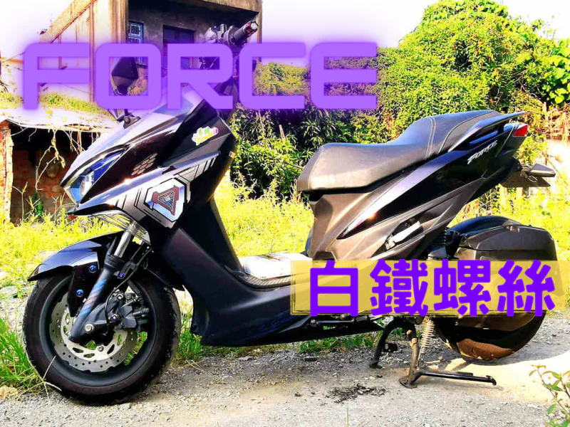 FORCE原廠裝式白鐡組全車外觀螺絲盒