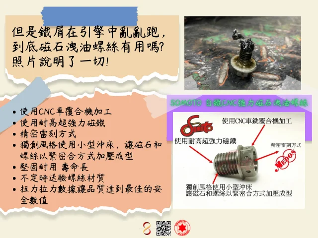 SOMO$O磁石螺絲