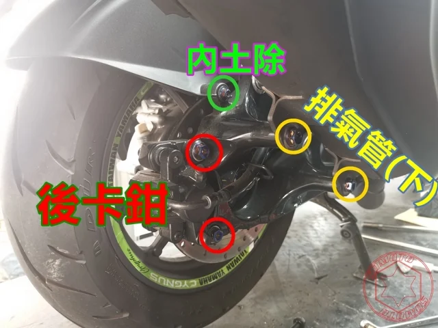 SOMOTO勁戰六代全車螺絲